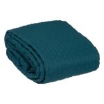 Dessus de lit kalia 240x260cm bleu �g�en - atmosphera cr�ateur dint�rieur