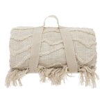 Dessus de lit daisy 240x260cm beige - atmosphera cr�ateur dint�rieur