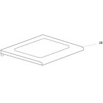 Dessus top frigo réfrigérateur congélateur 4333801600 beko Dessus top frigo réfrigérateur congélateur 4333801600 beko