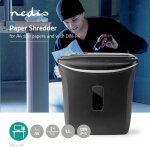 Destructeur de papier - cont - 12l - din p4 - 2. 5 m / min - 4x38 mm
