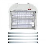 Destructeur dinsectes volants - electris - elkc212et - 12w - 4 tubes uv - cologique