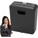Destructeur de documents pour maison et bureau broyeur papier jusqu� 6 feuilles pour cartes de cr�dit ...