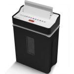 Destructeur de papier 14l acropaq - d�chiqueteuse � papier 6 feuilles coupe crois�e niveau s�curit� p4 ...