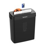 Destructeur de papier � coupe crois�e - ultra - silencieux 58 db - capacit� 8 feuilles - coupe crois�e ...