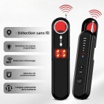 D�tecteur de cam�ras t01 - scan gps & signaux sans fil scan infrarouge anti - vid�osurveillance cach�e ...