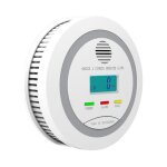 D�tecteur combin� fum�e et monoxyde de carbone 2 en 1 ? alimentation par piles ? facile � installer pour ...