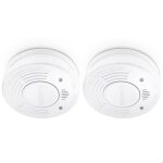 Alecto sd1010 2x - d�tecteur de fum�e avec pile dune dur�e de vie de 10 ans lot de 2