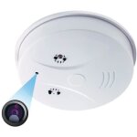 D�tecteur de fum�e cam�ra espion hd 1080p mouvement vid�osurveillance ir wifi + sd 16go yonis