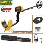 Dtecteur de mtaux - garrett ace 150 - pile - jaune et noir - lger et facile  utiliser