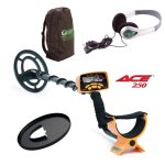 Dtecteur de mtaux garrett ace 250 avec casque sac  dos et protge - disque