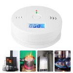 Dtecteur de monoxyde de carbone - autrement - alarme co fume portable - pile - cran numrique - blanc ...
