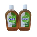 Liquide antiseptique - dettol - 500ml - lot de 2 - protection contre les germes Liquide antiseptique - dettol - 500ml - lot de 2 - protection contre les germes