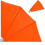 Deuba ? brise vue rabattable - eventail de balcon pliable ? paravent balcon rétractable ? 140x140cm ? ... Deuba ? brise vue rabattable - eventail de balcon pliable ? paravent balcon rétractable ? 140x140cm ? ...