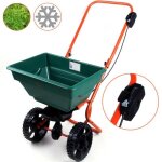 Deuba Épandeur 25l pour semence engrais sel et sable Épandeur d?engrais avec grandes roues jardin gazon ... Deuba Épandeur 25l pour semence engrais sel et sable Épandeur d?engrais avec grandes roues jardin gazon ...