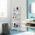 Deuba �tag�re murale - style �chelle 180 cm meuble de rangement d�coration 5 tablettes