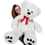 Deuba grand nounours gant xl teddy bear - ours en peluche blanc - enfants / adultes