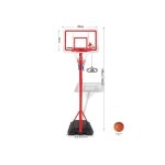 Panier de basket - devessport - r�glable 149 - 195m - mobile avec roulettes - kit complet avec ballon ...