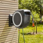 Dvidoir automatique mural - gardena - 30 m - acier - kit prt  lusage - arrosage de jardin