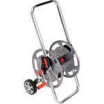 D�vidoir darrosage m�tallique sur roues capvert - poign�e r�glable