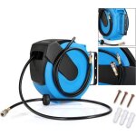 D�vidoir enrouleur tuyau air comprim� arrosage 20m raccord rapide 1 / 4 jardin