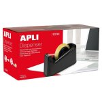 Dvidoir pour ruban adhsif - apli - 205x8x10 cm - lame de dcoupe - adaptateur 2 tailles - stabilit ...