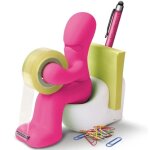 D�vidoir de ruban - butt - amusant - rose - inclus : ruban trombones stylo