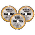 Lame de scie circulaire - dewalt - dt1962 - 3 pièces - 2x24t 1x40t - construction durable Lame de scie circulaire - dewalt - dt1962 - 3 pièces - 2x24t 1x40t - construction durable