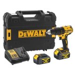 Dewalt dcd778m2t perceuse � percussion visseuse sans fil 18v 4ah 2 accus coffret
