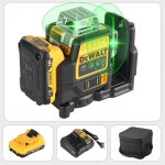 Dewalt dw089lg 12 - ligne 3 - c�t� 360 � tout autour du vert - niveau laser l�ger pour une utilisation ...