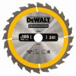 Dewalt lame de scie circulaire 165 - 20 mm 24 dents - dt1934 - qz Dewalt lame de scie circulaire 165 - 20 mm 24 dents - dt1934 - qz