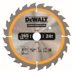 Lame de scie circulaire - dewalt - dt1949 - qz - 165 mm - 24 dents - gris Lame de scie circulaire - dewalt - dt1949 - qz - 165 mm - 24 dents - gris