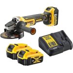 Dewalt meuleuse 125mm (brushless) 18v / 5 ah (sans batterie ni chargeur) - dcg405p3 - qw