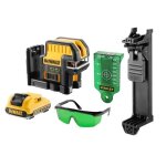 Niveau laser - dewalt - xr 10. 8v - 5 points - faisceau vert - autonomie 40h