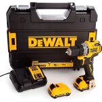 Perceuse visseuse sans fil dewalt xr 12v 2ah li - ion brushless 57. 5 nm dcd701d2
