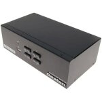 Dexlan kvm 4 ports double ecran hdmi 4k usb 2 0 cables