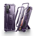 Dexnor coque pour samsung galaxy s22 double lunette et bquille technologie dabsorption des chocs protection ...