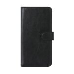 Dg coque pour samsung galaxy a42 5g flip pu cover cuir bouton magntique case - noir