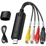 Dgodrt usb convertisseur video audio vhs vcr hi8 mini dv vers analogique num�rique audio vid�o usb carte ...