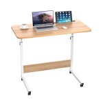 Dhhozamz table roulante de lit canap pour ordinateur portable hauteur rglable table dappoint 80 * 40cm ...