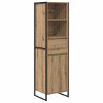 Solde dhiver�buffet de cuisine kenneth - armoire bas / colonne / biblioth�que ch�ne artisan 43x36x150. ...