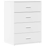 Solde dhiver�buffet de cuisine kenneth - enfilade - armoire bas vitrine blanc 60x39x80cm - bois d?ing�nierie ...