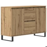 Solde dhiver�buffet de cuisine kenneth - enfilade - armoire bas vitrine ch�ne artisanal 1015x35x70cm ...