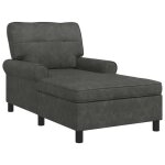 Soldes dhiver�chaise longue - fauteuil relaxant / chaise salon - 91x157x91 cm - avec coussin noir 91x157x91 ...
