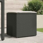 Soldes dhiver�jills armoire - noir bo�te � coussins - avec stockage - grand espace - noir 50 x 50 x 50 ...