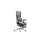 Diablo brave v - kinetic chaise de bureau ergonomique fauteuil de direction repose - pieds accoudoirs ...