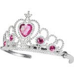 Diadme de princesse rose et argent - boland - mtal - gris - mixte