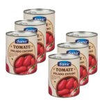 Diamir - lot 6x tomate enti�re pel�e - 4 / 4 - bo�te 780g