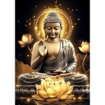 Diamond painting kit diamant painting images ronde diamond peinture diamantstatues de bouddha 5d diy ...