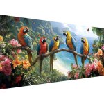 Diamond painting perroquetdiamond painting 50x100cm5d diy peinture diamant avec full drill toile pour ...