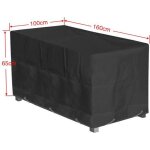 Dianwaa housse de protection rectangulaire bâche imperméable pour table de jardin 160 * 100 * 65cm Dianwaa housse de protection rectangulaire bâche imperméable pour table de jardin 160 * 100 * 65cm